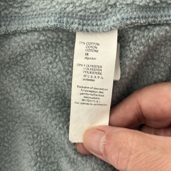 GAP Hoodie Applique Embroidered Letters New England Sky Color Unisex - Picture 9 of 10